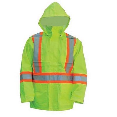 Jacket-Safety, Viking, Trilobal Ripstop, Large Lime Green