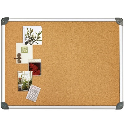 Cork Board-Euro Frame, 24"X36"