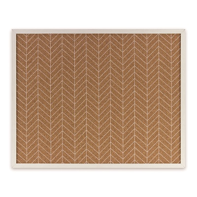 Bulletin Board-Cork 20"X16" Printed Geometric Designs
