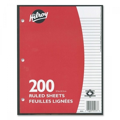 Binder Paper-200 Sheet Ruled With Margin