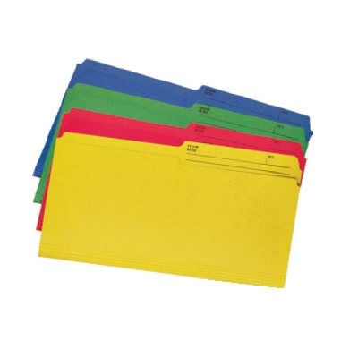 File Folder-Legal Enviro Plus, Assorted 40/Pack