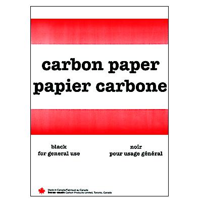 Carbon Paper-Black 8.5X11.5, 12/Ev -Gu11-12