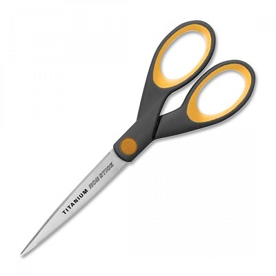 Scissors-Titanium 7" Straight, Non Stick