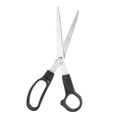 Trimmers-Economy, 8" Straight, Black