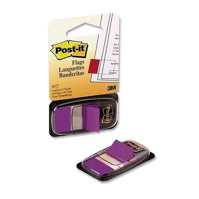 Flags-Post-It, Plain 1X1.7" Purple