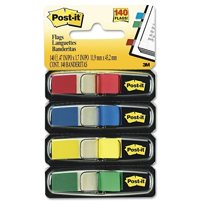 Flags-Post-It, Mini Plain Regular
