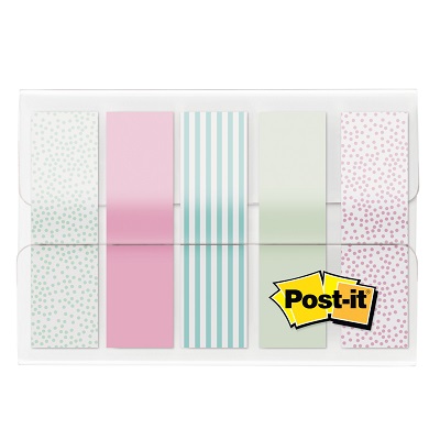 Flags-Post-It, Pastel Gradient.47X1.7" 20 Ea. Of 5/Pack