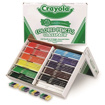 Pencil Set-Coloured, Crayola Classpack, 20 Of 12 Colours