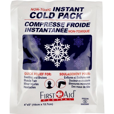 Cold Pack-First Aid Central, 4" X 5" Instant