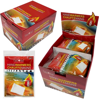Hand Warmers-First Aid Central, Bulk 40 Pairs/Box