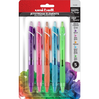 Pen-Retractable, Jetstream Elemental 1.0Mm 5 Colours