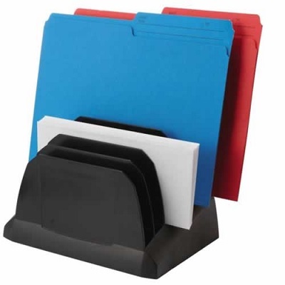 Sorter-Incline, 6-Division, Recycled, Black