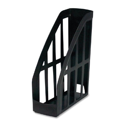 File-Magazine, Plastic, Recycled, Black 2/Pack