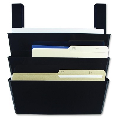 Partition Hanging Files-Legal , Black, 3-Pack