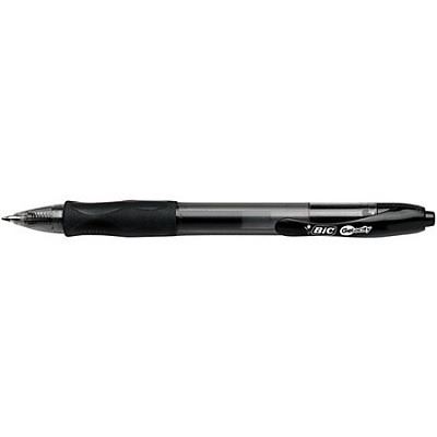 Pen-Retractable, Gel-Ocity Gel, Medium Black -Rlc11,12/pk