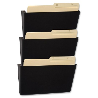 File-Wall, Letter Unbreakable Black, 3-Pack