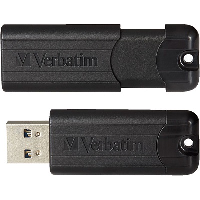 Flash Drive-Verbatim Pinstripe Usb 3.0 32Gb Black 10-Pack