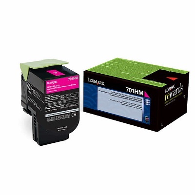 Laser Toner-Lexmark #701Hm Magenta High Yield,Return Program