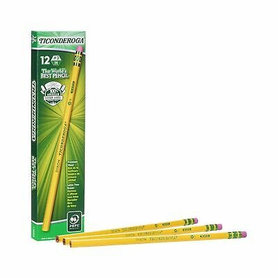 Pencil-Ticonderoga Tipped, Black Lead, H Hard