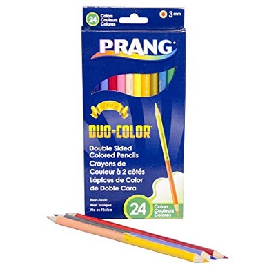 Pencil Set-Coloured, Prang Duo-Color, 12 Double-Ended