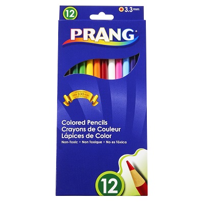 Pencil Set-Coloured, Prang 12 Colours