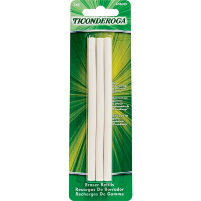 Eraser Refill-Dixon Ticonderoga 3/Pack