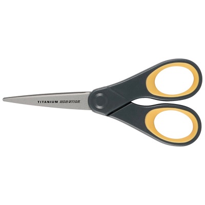 Scissors-Titanium 5" Straight, Non Stick