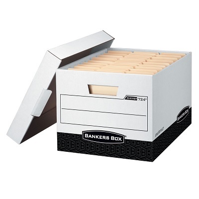 File Box-R Kive, Letter/Legal White/Black