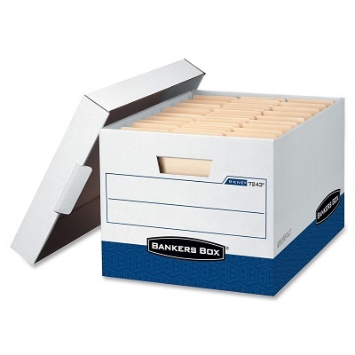 File Box-R Kive, Letter/Legal White/Blue