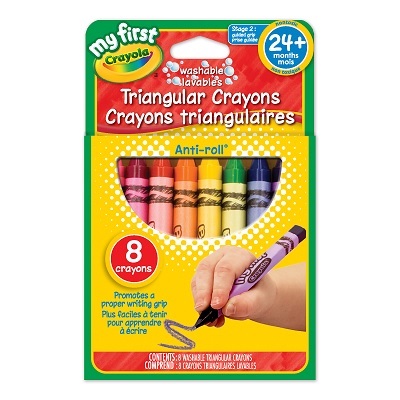 Crayons-Crayola, Triangular, My First 8 Colours