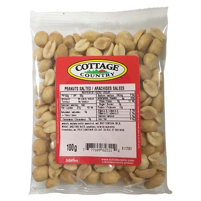 Nuts-Cottage Country Salted Peanuts 100G