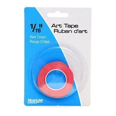 Tape-Graphic Art 1/16" X 603" Red
