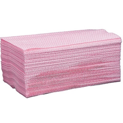 Towels-Chix 11.5X24 Disposable, Pink, 100/Pack