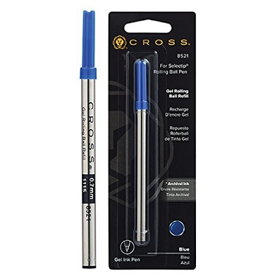 Pen Refill-Cross Rolling Ball, Blue