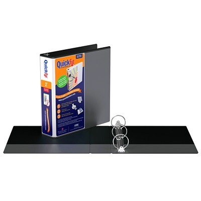 Binder-Quickfit View, 2" Round Ring Black