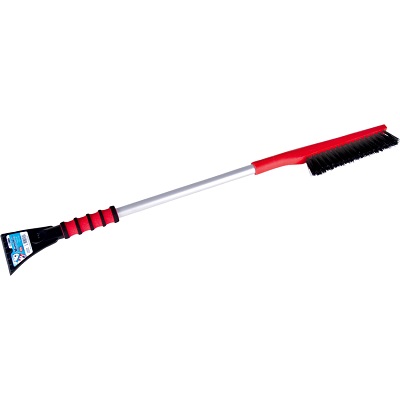 Snow Brush-35" Long, Non-Telescopic, Red