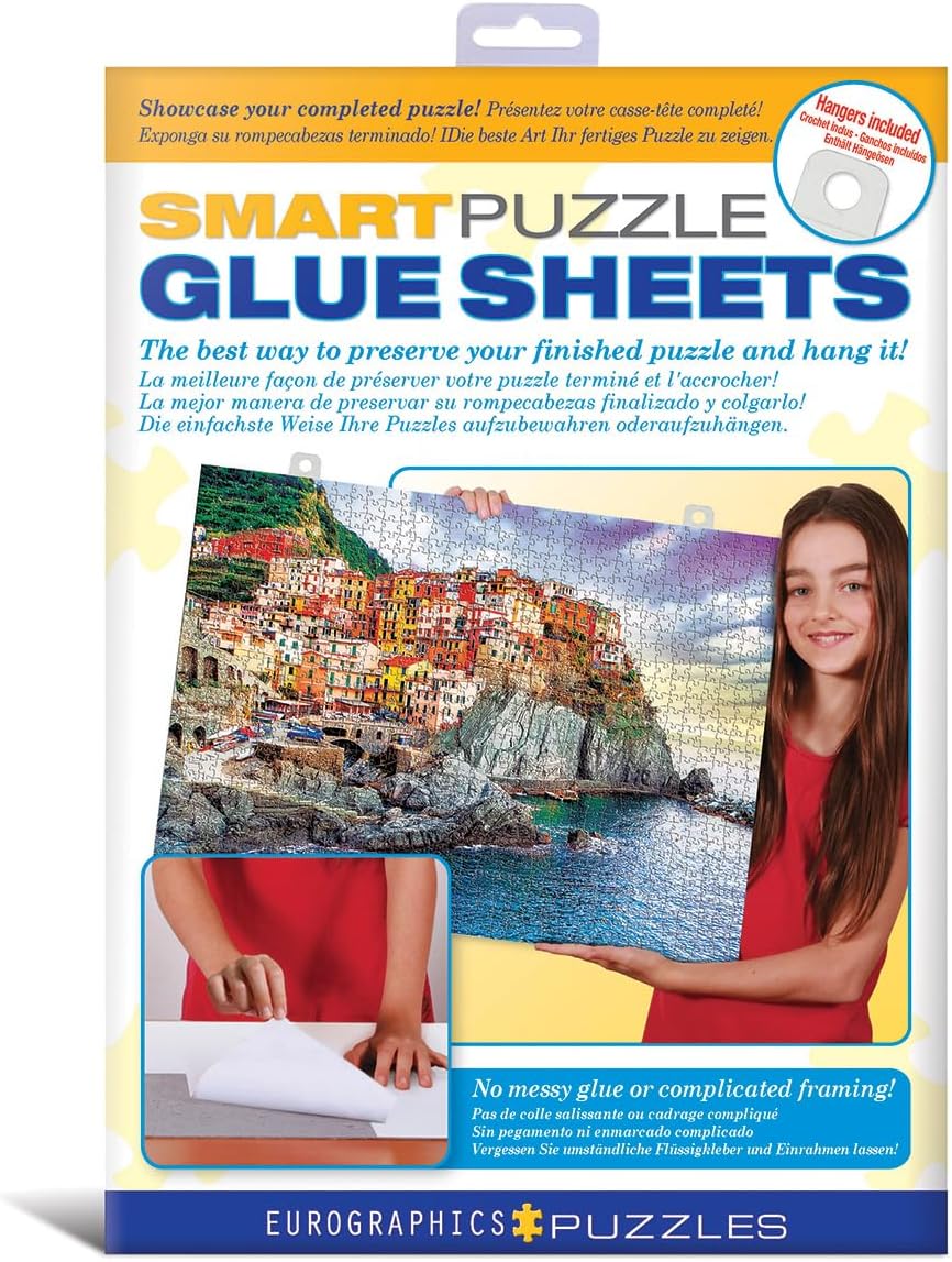 Eurographics 8955-0101 Smart Puzzle Glue Sheets (FREE SHIPPING)