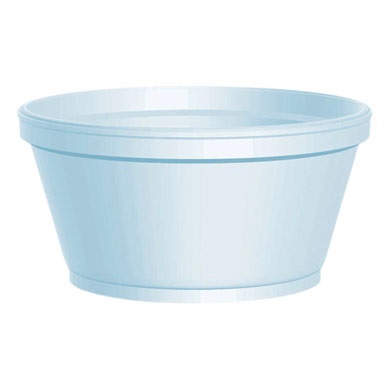 Food Containers-Dart Foam 8 Ounce Extra Squat, 50/Pack