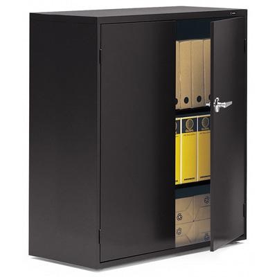 Storage Cabinet-9300 42" High, Black
