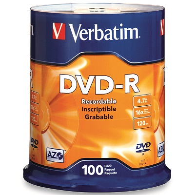 Dvd-R 100-Piece Spindle 16X 4.7Gb