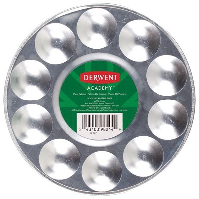 Palette-Derwent Academy, Circular Metal With Lid