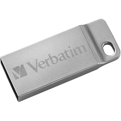 Flash Drive-Verbatim Metal Executive 64Gb Usb 2.0 Silver