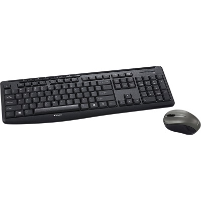 Keyboard/Mouse Combo-Verbatim Wireless, Silent, English