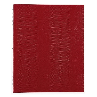 Notebook-Notepro, 200 Page Twin-Wire 10-3/4X8-1/2, Red