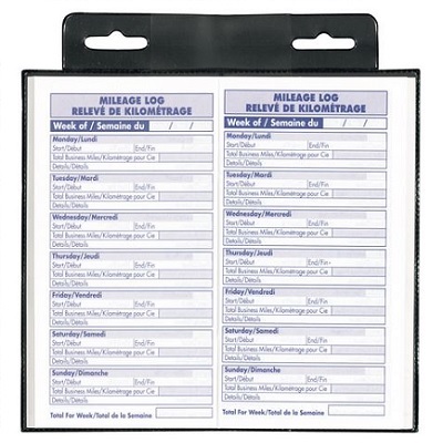 Record Book-Auto 6-3/8X3-1/2 Black, Bilingual