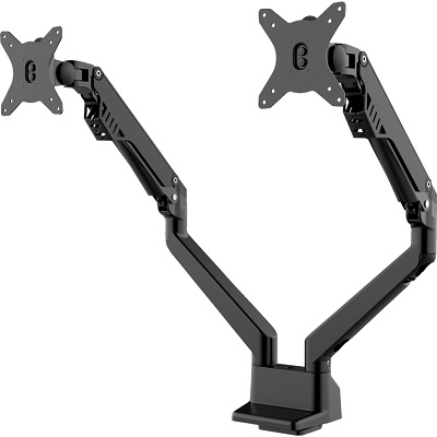 Monitor Arm-Dual Arm, Black