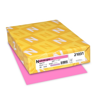Paper-Astrobrights Letter 24Lb Pulsar Pink -21031