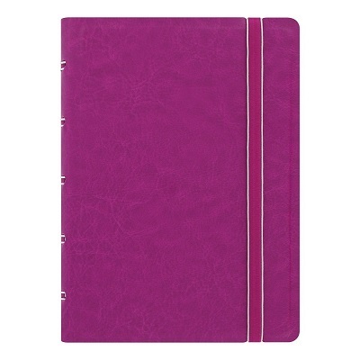 Notebook-Filofax, Twin Wire A5, 8-1/4X5-3/4, Fuchsia