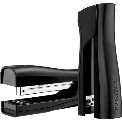 Stapler-Stand-Up With Sharpener, 20Sht Capacity, Black