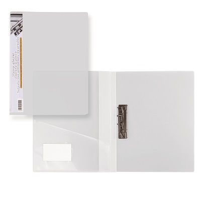 Binder-Clamp 11.5X9.5, 1/2" Capacity, Translucent